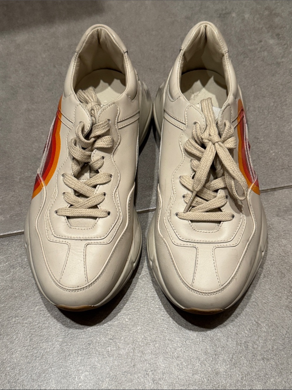 Gucci Rhyton Heart Chunky Sneakers size 36.5 - Picture 2 of 7